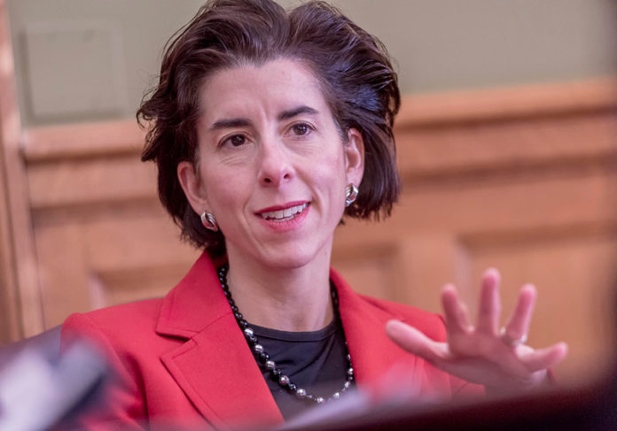 ONCE MORE UNTO THE BREACH: Gov. Gina M. Raimondo's landmark 2011 state-worker pension reform needs some serious tweaking to make sure it stays on course. / PBN FILE PHOTO/ MICHAEL SALERNO ONCE MORE UNTO THE BREACH: Gov. Gina M. Raimondo's landmark 2011 state-worker pension reform needs some serious tweaking to make sure it stays on course. / PBN FILE PHOTO/ MICHAEL SALERNO