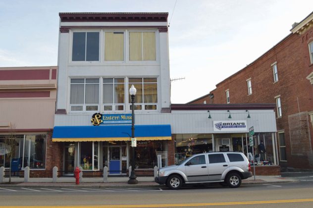 45 Main St. (1900)  PROPERTY OWNER: Patia Campbell and Richard L. Hosterman Trust TENANTS: Eastern Music; Brian&rsquo;s Sporting Goods