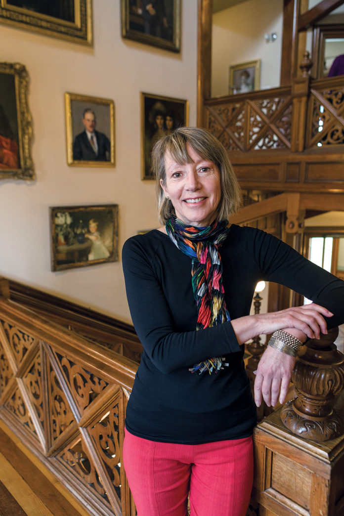  Norah Diedrich is an arts educator and administrator, as well as a photographer. As leader of the Newport Art Museum, she oversees not only an active exhibition space but extensive arts programming in the community. / PBN PHOTO/RUPERT WHITELEY 