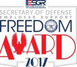 ON MONDAY, the Employer Support of the Guard and Reserve announced seventeen Rhode Island companies were nominated for its Secretary of Defense Freedom Award.