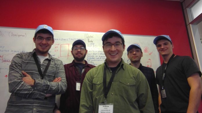 URIVapegate-team URI students place second in Health Tech Hackathon 2017 with smoking cessation concept Vapegate. /COURTESY UNIVERSITY OF RHODE ISLAND