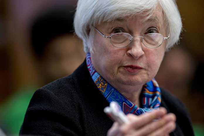 JANET YELLEN, chair of the U.S. Federal Reserve, said the U.S. central bank’s task has shifted from a post-crisis exercise of healing the economy to one aimed at holding on to progress made. /BLOOMBERG NEWS PHOTO/ANDREW HARRER