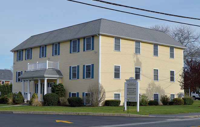3047 East Main Road (2005)
PROPERTY OWNER: Carbonneau Family Revocable Living Trust (Raymond and Beverly Carbonneau, trustees)
TENANTS: XB Insight; Ford & Messere Inc. CPAs; Cardinal Restaurant; Therapeutic Massage; Jessica S. Manning, LICSW & Deborah M. Roberts, LADC, LICSW; Pioneer Financial Group; Alanna Sadoff, LMHC; European Skin-Care Specialist I.T.E.C. / PBN PHOTO/Nicole Dotzenrod