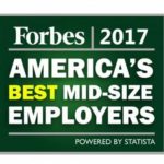 THREE RHODE ISLAND based companies ranked on the 'America's Best Midsize Employers' list released by Forbes this week. /COURTESY FORBES