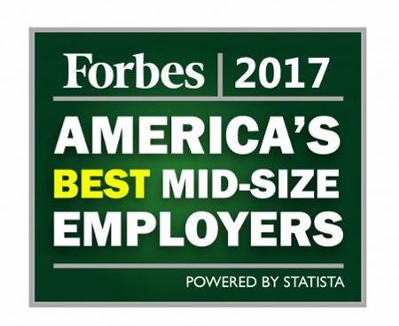 forbes best midsize THREE RHODE ISLAND based companies ranked on the 'America's Best Midsize Employers' list released by Forbes this week. /COURTESY FORBES