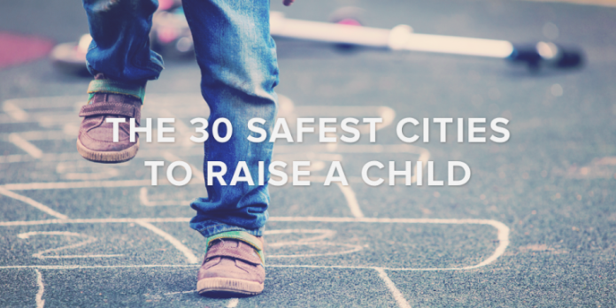 THREE RHODE ISLAND CITIES were ranked in the top 30 safest cities to raise a child in America list put out by Safewise. /COURTESY SAFEWISE