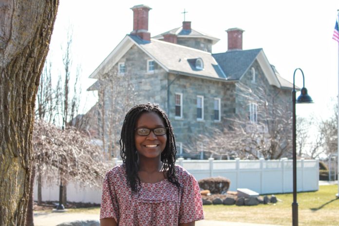 PHOEBEE JEAN, A MEMBER of Providence College’s Class of 2019, was chosen for one of its Newman Civic Fellowships. /COURTESY CAMPUS CONTACT