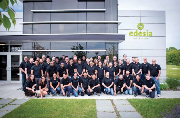 NEW HOME: When Edesia moved into its new manufacturing facility in the Quonset Business Park in 2016, it expanded the capacity of the nutritional supplement manufacturer. / COURTESY EDESIA