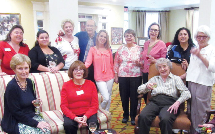 IN IT TOGETHER: Staff and residents mix at a May event at Laurelmead, the Providence independent-living retirement community. / COURTESY LAURELMEAD COOPERATIVE IN IT TOGETHER: Staff and residents mix at a May event at Laurelmead, the Providence independent-living retirement community. / COURTESY LAURELMEAD COOPERATIVE