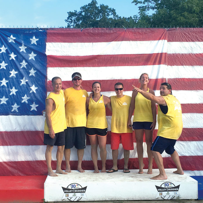 GIVING BACK: Software Quality Associates staff participated in the 2016 WJAR-TV NBC 10’s Volley for Buddies, a volleyball tournament to raise funds for Best Buddies Rhode Island. / COURTESY SOFTWARE QUALITY ASSOCIATES