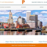 PROVIDENCE MAYOR Jorge O. Elorza announced the launch of the city's new website, shown above, on June 8. The new design features a mobile-responsive design and improved accessibility for residents, business owners and visitors.