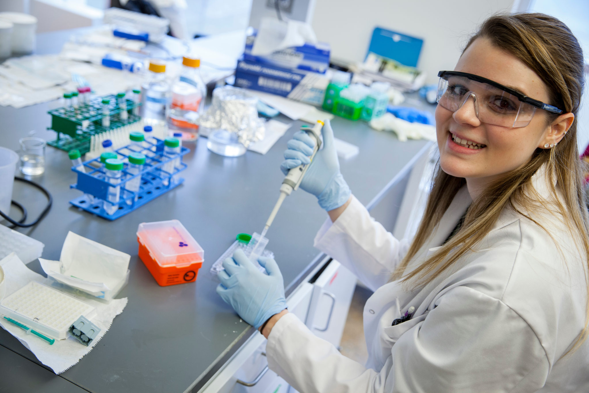 JENNIFER BAIRAM, A JUNIOR in University of Rhode Island's Pharmaceutical Sciences Program will be part of the intern program at Lonza Biologics this summer. /COURTESY THE UNIVERSITY OF RHODE ISLAND