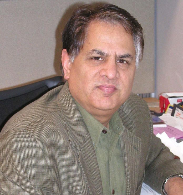 DR. SURENDRA SHARMA, a research scientist and professor in the department of pediatrics at Women & Infants Hospital and the Warren Alpert Medical School of Brown University, is also the principal investigator for the Center of Biomedical Research Excellence that will be established at Women & Infants Hospital. /COURTESY WOMEN & INFANTS HOSPITAL