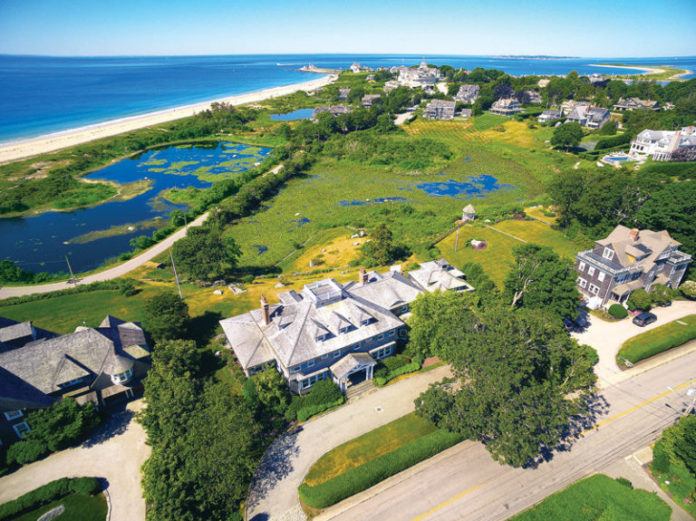 WESTERLY WAS NAMED by SmartAsset as the best place to retire in Rhode Island. Above, a property in Westerly brokered by Lila Delman Real Estate International and Seaboard Properties in 2016. // COURTESY LILA DELMAN REAL ESTATE INTERNATIONAL