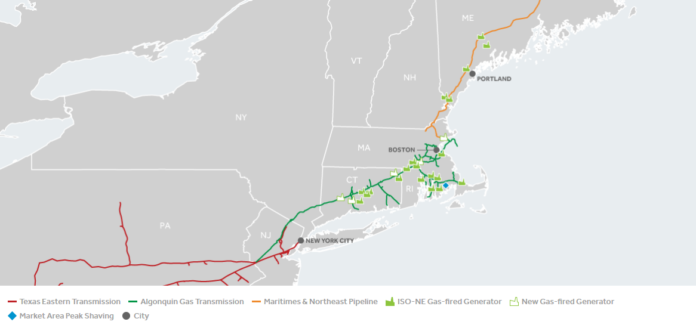 PLANS FOR THE COMPRESSOR station in Rehoboth have been put on hold. / COURTESY ENBRIDGE INC.