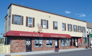 185-195 N. Main St. (1900) PROPERTY OWNER: Paula Araujo Trust; 187 North Main Street Realty (Mary I. Frisoli Limited Trust) TENANTS: Mansfield Travel Inc.; Angie’s Alterations