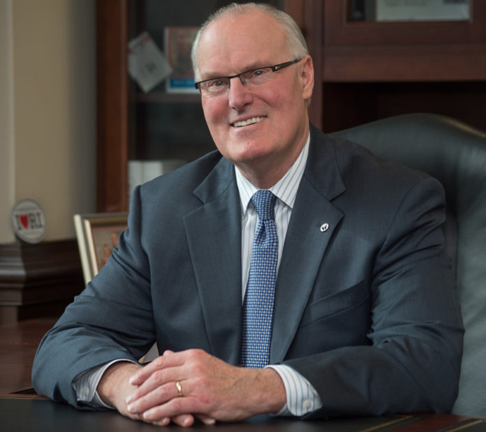 JOSEPH J. MARCAURELE IS chairman and CEO of Washington Trust Bancorp Inc., parent of The Washington Trust Co. in Westerly, which recently reported record-breaking second-quarter profit of $13.2 million. /COURTESY WASHINGTON TRUST BANCORP