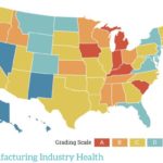 RHODE ISLAND POSTS POOR marks for manufacturing and logistic industry health in 2017. / COURTESY CONEXUS INDIANA