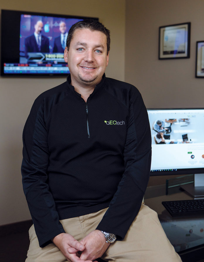 East Coast Technology Group has been listed as one of the fastest-growing private companies by PBN in four of the last five years, thanks largely to its customer-focused approach, something founder Steven J. Gietz made a key from the beginning. / PBN PHOTO/RUPERT WHITELEY 