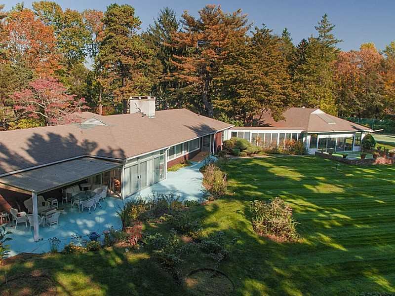 THIS SINGLE-STORY HOUSE at 246 Rumstick Road sold recently for $1,345,000. /COURTESY RESIDENTIAL PROPERTIES LTD.