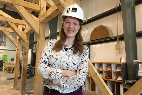 Hannah Augustyn HANNAH AUGUSTYN IS A previous Feinstein Junior Scholar and Roger Williams University graduate. She holds a degree in architecture and a double minor in construction management and art and architectural history. /COURTESY ROGER WILLIAMS UNIVERSITY