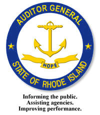 THE OFFICE OF THE AUDITOR GENERAL of Rhode Island earned an THE OFFICE OF THE AUDITOR GENERAL of Rhode Island earned an