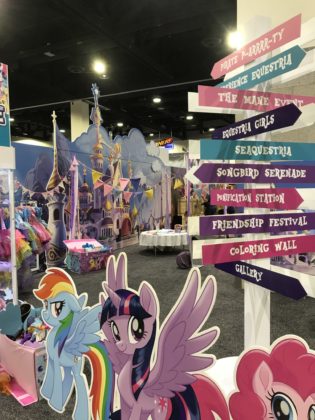 A portion of HasCon's main exhibition area is dedicated to its brand My Little Pony. PBN PHOTO/NICOLE DOTZENROD