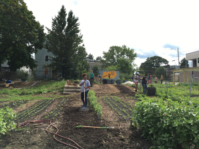 NONPROFITS THAT SERVE the Latino community have until Sept. 29 to apply for grants from the Juanita Sánchez Community Fund at the Rhode Island Foundation. Tending a community garden in Providence are teenagers hired by the Southside Community Land Trust, which received a grant from the program earlier this year. / COURTESY SOUTHSIDE COMMUNITY LAND TRUST NONPROFITS THAT SERVE the Latino community have until Sept. 29 to apply for grants from the Juanita Sánchez Community Fund at the Rhode Island Foundation. Tending a community garden in Providence are teenagers hired by the Southside Community Land Trust, which received a grant from the program earlier this year. / COURTESY SOUTHSIDE COMMUNITY LAND TRUST