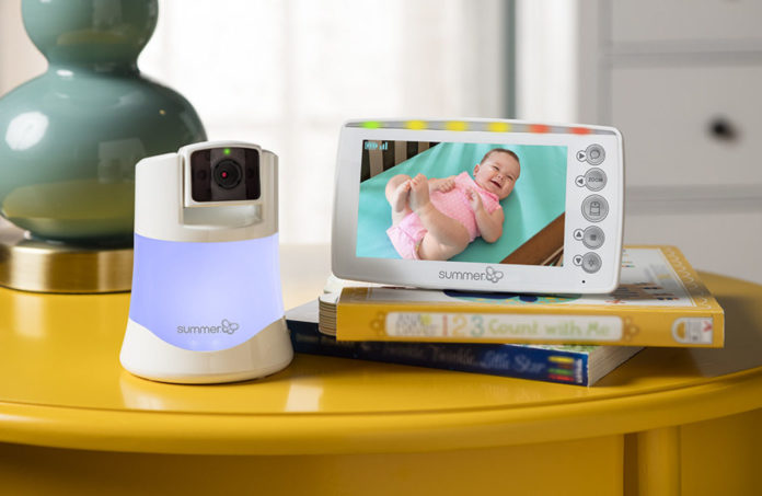 SUMMER INFANT INC. shared safety tips and product advice for parents and caregivers during Baby Safety Month, such as keeping video-monitor cords a safe distance from cribs. Pictured above, Summer Infant's Panorama Digital Color Video Monitor. / COURTESY SUMMER INFANT INC.