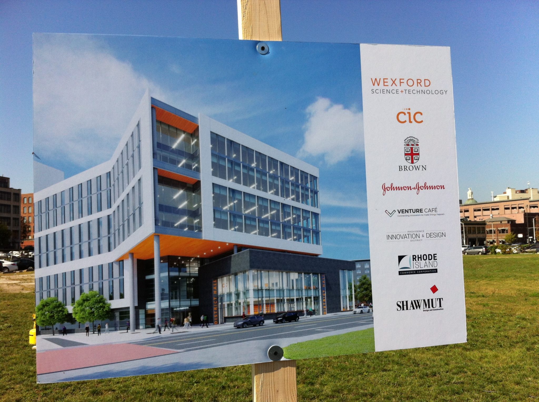 A rendering of the Wexford Innovation Center building./PBN PHOTO MARY MACDONALD