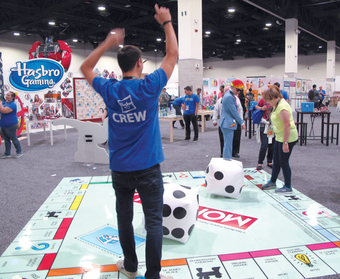 HASBRO INC. reported third-quarter profit of $265.6 million despite Toys R Us declaring bankruptcy during the period. Above, a scene from the first-ever HasCon Hasbro brands convention in Providence. / PBN FILE PHOTO/NICOLE DOTZENROD