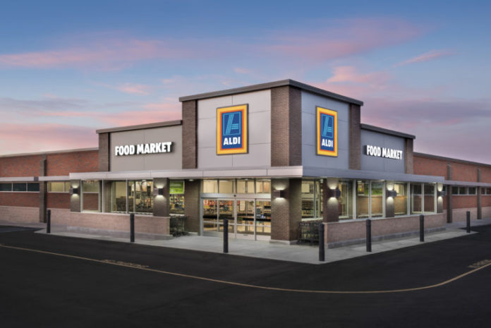A RENDERING SHOWS one of the renovated Aldi stores. The Cranston supermarket at 1138 Pontiac Ave. will reopen on Thursday following a renovation to modernize the interior and create more space for fresh food items, including dairy, produce and bakery goods. / COURTESY ALDI A RENDERING SHOWS one of the renovated Aldi stores. The Cranston supermarket at 1138 Pontiac Ave. will reopen on Thursday following a renovation to modernize the interior and create more space for fresh food items, including dairy, produce and bakery goods. / COURTESY ALDI