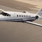 PRIVATE JET PRODUCTION has outpaced demand creating a buyers market for used jets. Above, a Citation Sovereign + from the Cessna branch of Textron Inc. / COURTESY TEXTRON INC.
