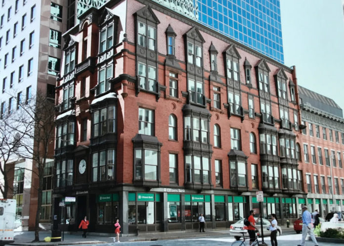 A RENDERING SHOWS what the Beatrice Hotel will look like when finished. 30 Kennedy Partners LLC, which seeks to convert a retail and office building at 59 Westminster St. into the hotel, is requesting a 12-year tax stabilization agreement to facilitate the redevelopment. / COURTESY PAOLINO PROPERTIES A RENDERING SHOWS what the Beatrice Hotel will look like when finished. 30 Kennedy Partners LLC, which seeks to convert a retail and office building at 59 Westminster St. into the hotel, is requesting a 12-year tax stabilization agreement to facilitate the redevelopment. / COURTESY PAOLINO PROPERTIES