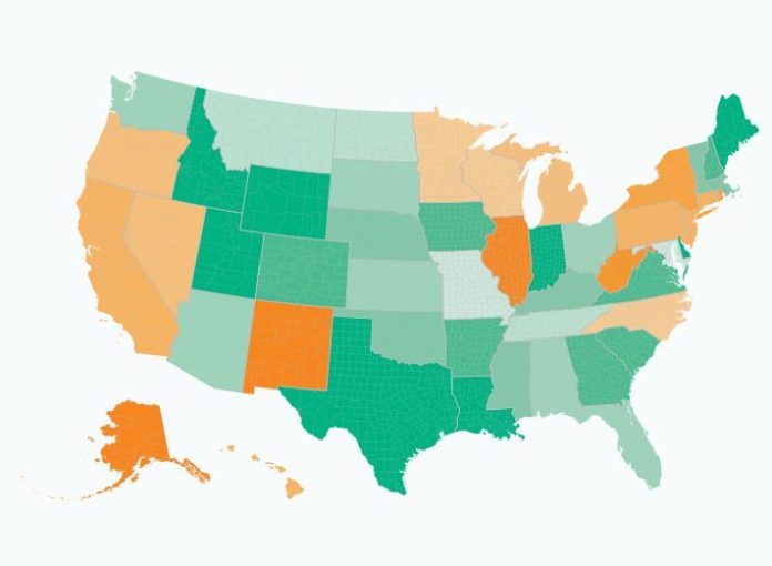 RHODE ISLAND SCORED A D+ on Thumbtack.com 2017 Small Business Friendliness Survey. / COURTESY THUMBTACK