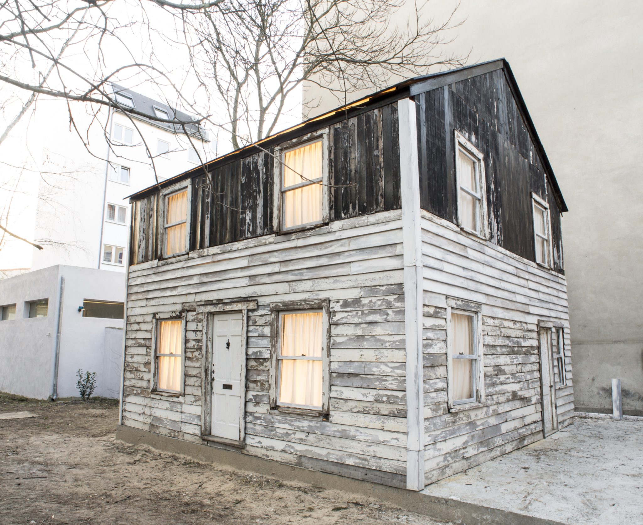 THE ROSA PARKS HOUSE was moved to Berlin from Detroit, but will be coming to Providence early next year as an installation. / COURTESY FABIA MENDOZA