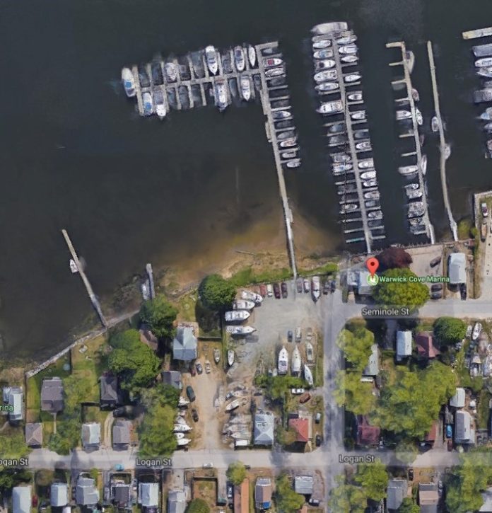 The Warwick Cove Marina sold this week for $880,000./COURTESY SWEENEY REAL ESTATE AND APPRAISAL.