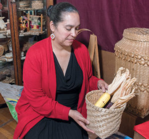 UNIQUE ARTIFACTS: Lorén Spears is executive director of The Tomaquag museum in Exeter, the state’s only American Indian museum, featuring hundreds of artifacts of local tribes. / PBN FILE PHOTO/MICHAEL SALERNO