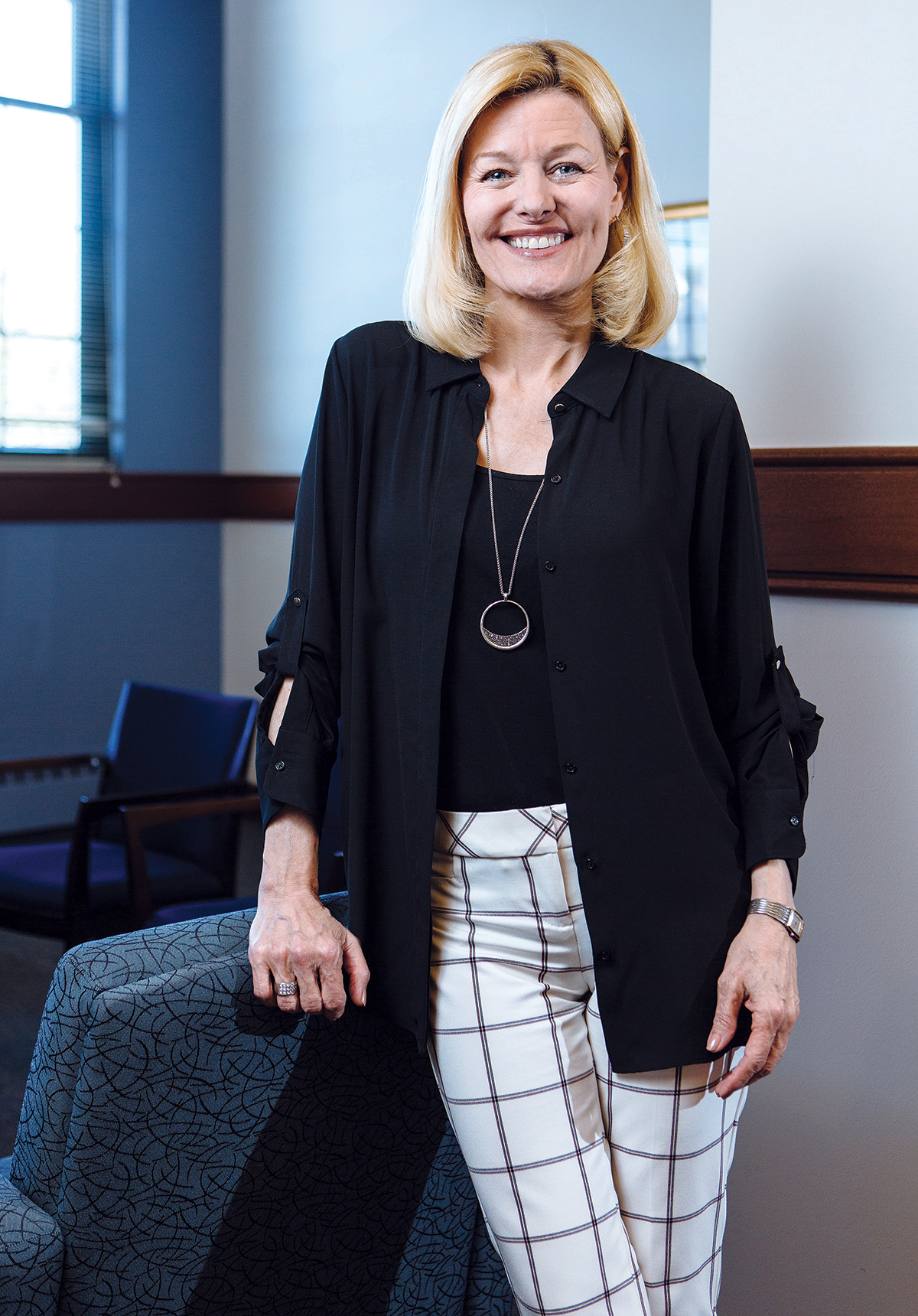 A bout with cancer strengthened Rhode Island Quality Institute President and CEO Laura Adams’ belief in a statewide health-information exchange and provided her a roadmap  for how to improve it. / PBN PHOTO/RUPERT WHITELEY