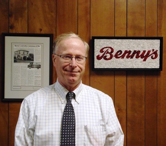 AND THEN THERE WERE THREE: Benny's anounced another round of closings, bringing the company's total number of remaining stores to three by Monday evening. Above, Arnold Bromberg, co-owner of Benny's. / COURTESY BENNY'S