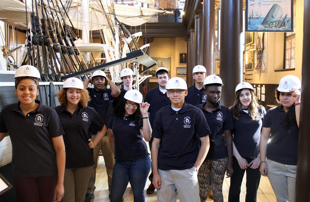 THE NEW BEDFORD Whaling Museum’s high school apprenticeship program was named a 2017 National Arts and Humanities Youth Program Award - one of 12 organizations honored across the nation. / PHOTO COURTESY NEW BEDFORD WHALING MUSEUM