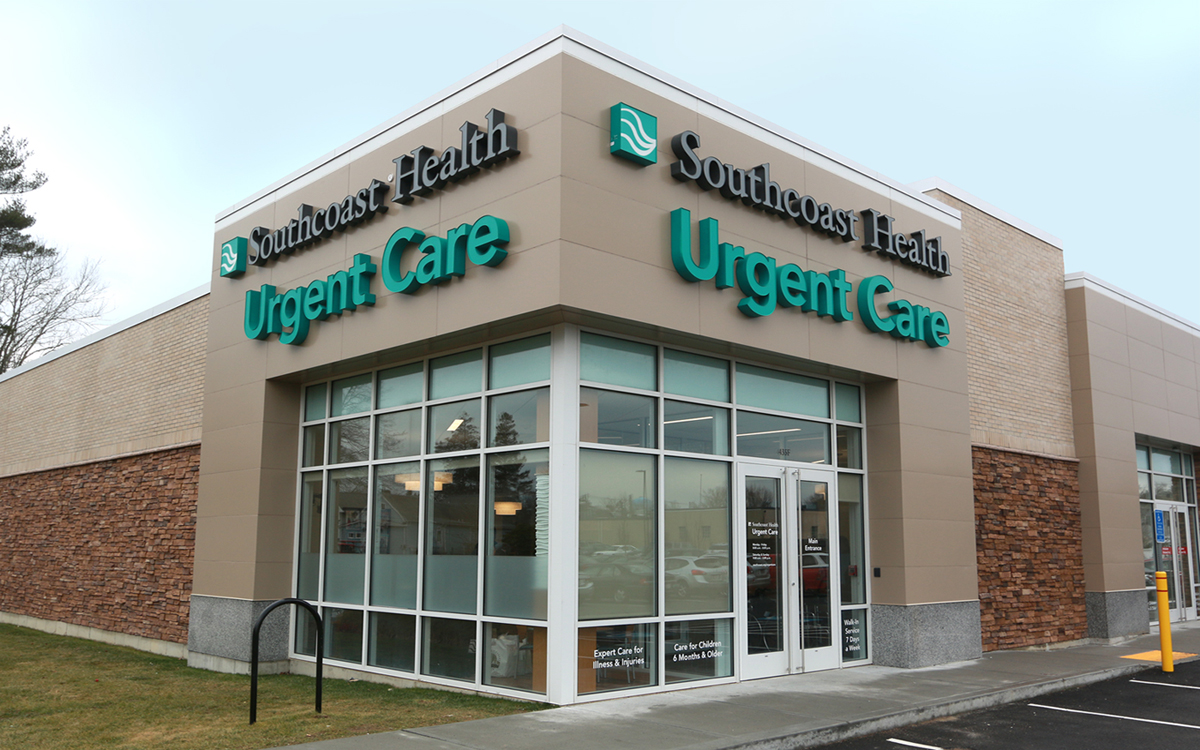LAWSUITS BETWEEN Southcoast Health and Steward Health Care System have been dropped. The lawsuit by Southcoast and the counter-suit by Steward were over Steward's offering of diagnostic cardiac catheterization at St. Anne’s Hospital. Above a Urgent Care Center has opened at 435 State Road in Dartmouth. / COURTESY SOUTHCOAST HEALTH
