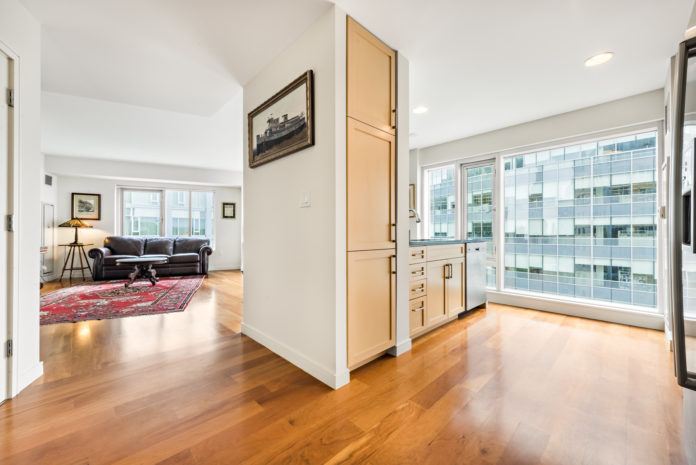 THE INTERIOR OF a unit at Waterplace in Providence, which sold recently for $845,000, the highest price in the Waterplace condominium towers this year. / COURTESY MOTT & CHACE SOTHEBY'S INTERNATIONAL REALTY THE INTERIOR OF a unit at Waterplace in Providence, which sold recently for $845,000, the highest price in the Waterplace condominium towers this year. / COURTESY MOTT & CHACE SOTHEBY'S INTERNATIONAL REALTY