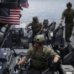 THE GOVERNMENT ACCOUNTABILITY OFFICE said that the $128 billion Columbia-class nuclear-powered submarine appears to be underfunded and is at risk for increased costs and schedule delays. Above, U.S. Navy Special Warfare Combatant-Craft Crewmen ride aboard a Rigid Hull Inflatable Boat after participating in an International Special Operations Forces capacities exercise. / BLOOMBERG FILE PHOTO/LUKE SHARRETT