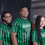 TRIFECTA: Longtime friends, from left, Dom Hayman, Marvin Barksdale and Jasmine Beidleman are the co-owners of Rec Room PVD, a sports bar and restaurant launched Sept. 7 offering unique food and indoor entertainment, including live DJs and a bocce court. / COURTESY REC ROOM PVD/JULIA SCOTT