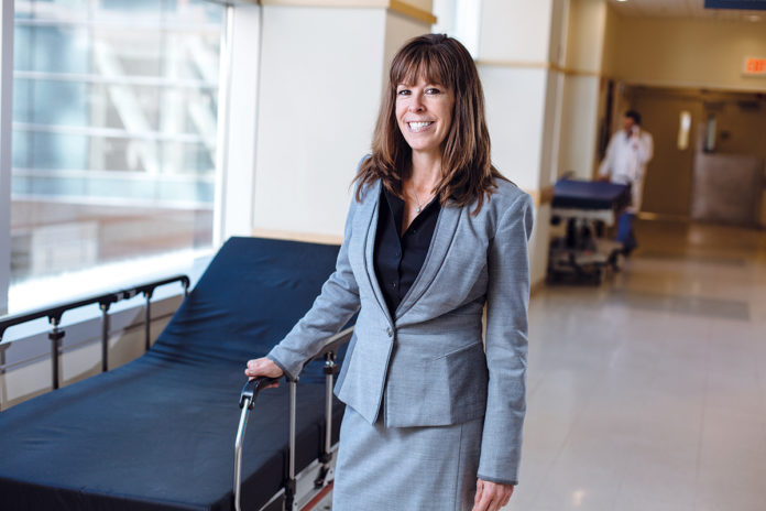 CULTURE MATTERS: Lisa Abbott, senior vice president of human resources at Lifespan Corp., Rhode Island’s largest employer, says ensuring employees understand the company’s culture and why it matters is important for successful growth. / PBN PHOTO/RUPERT WHITELEY CULTURE MATTERS: Lisa Abbott, senior vice president of human resources at Lifespan Corp., Rhode Island’s largest employer, says ensuring employees understand the company’s culture and why it matters is important for successful growth. / PBN PHOTO/RUPERT WHITELEY
