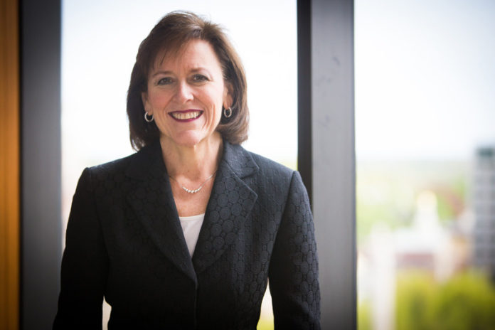 BARBARA COTTAM, chair of the R.I. Board of Education, spoke at the Computer Science for Rhode Island Summit held on Dec. 13 at the University of Rhode Island. / PBN FILE PHOTO/STEPHANIE ALVAREZ EWENS