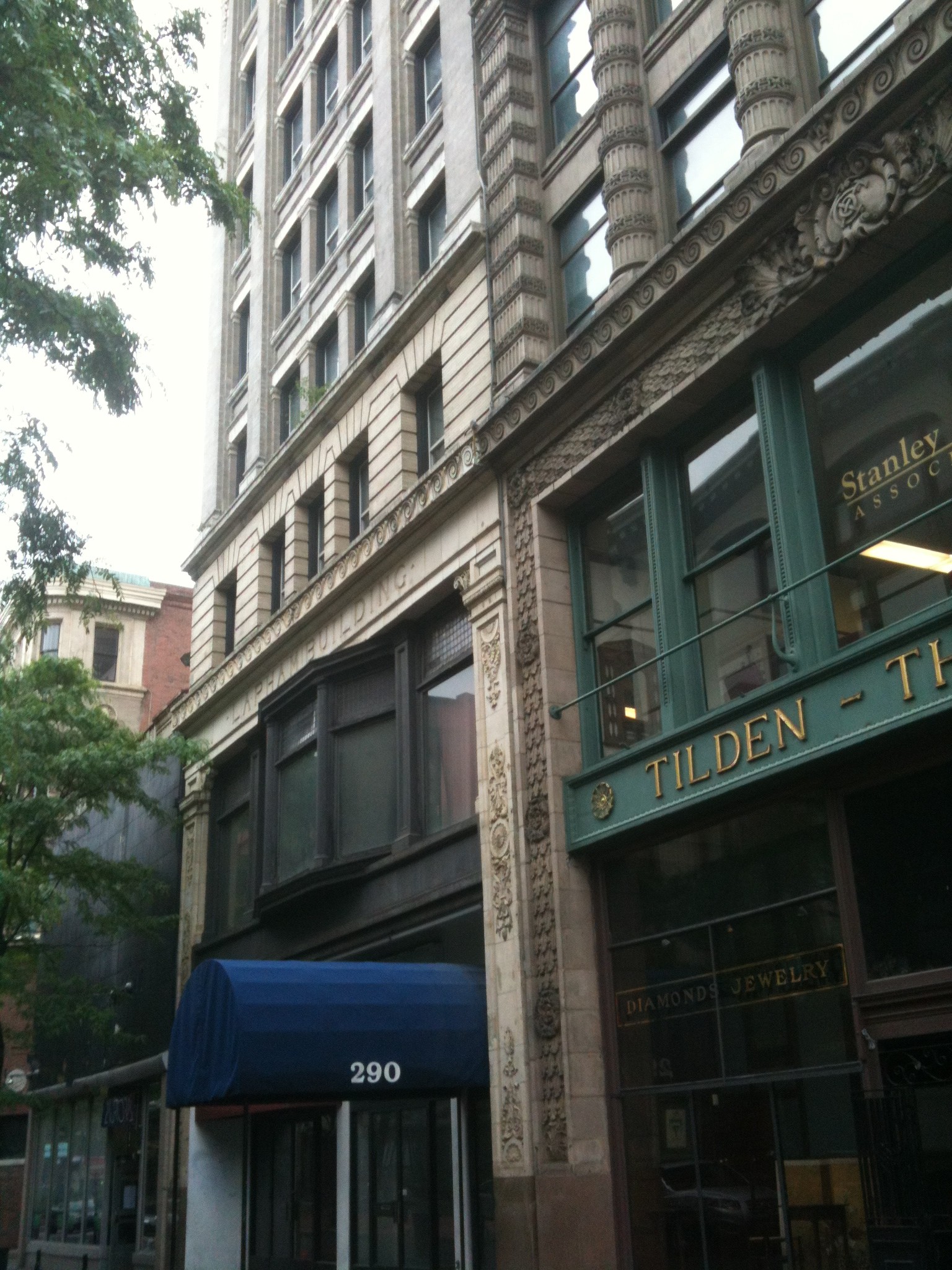 R.I. COMMERCE CORP. WILL MEET Monday to consider incentives for multiple companies including Infosys and Southern Rhode Island Hospitality. Commerce also will consider an update to a Cornish Associates incentive for its project at Westminster and Union streets. Above, the historic Lapham Building. / PBN FILE PHOTO/MARK S. MURPHY