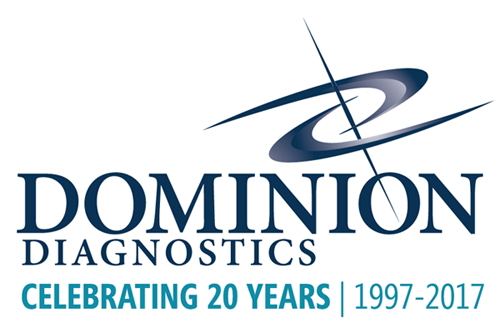 DOMINION DIAGNOSTICS LLC, a drug-monitoring company, celebrated two decades in business on Nov. 29.