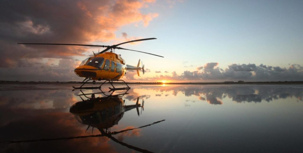 TEXTRON INC. was the third highest ranked Rhode Island headquartered comapni in the Wall Street Jounral's 2017 Management Top 250. Above, the 407GXP from Bell Helicopter. / COURTESY BELL HELICOPTER